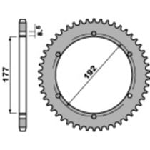 Couronne Acier PBR HUSQVARNA 240/250/350/400 WR