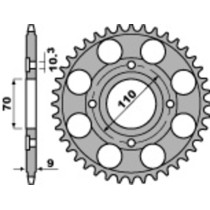 Couronne Acier PBR HONDA 250/400cc