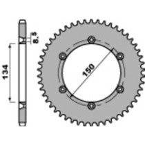 Couronne Acier PBR KAWASAKI 125 KDX 1990-1999