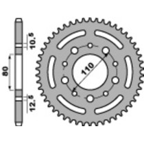 Couronne Acier PBR HONDA 400 à 750cc