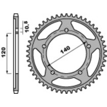 Couronne Acier PBR KAWASAKI SUZUKI 600 à 1000 cc