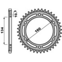 Couronne Alu PBR HONDA 600/1000 CBR RR