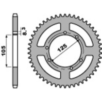 Couronne Acier PBR YAMAHA 125 XT R/X