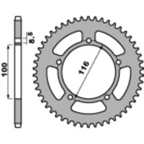 Couronne Acier PBR KAWASAKI 60 KX 1986-03 / 80 KX 1980-85