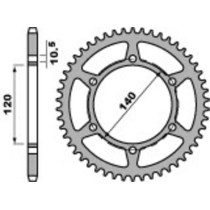 Couronne Acier PBR KAWASAKI 250 à 800cc