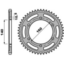 Couronne Acier PBR KAWASAKI 750 à 1100cc