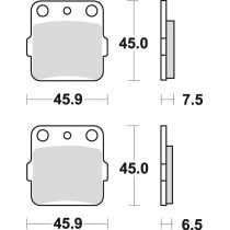 Plaquettes de frein BRAKING 686