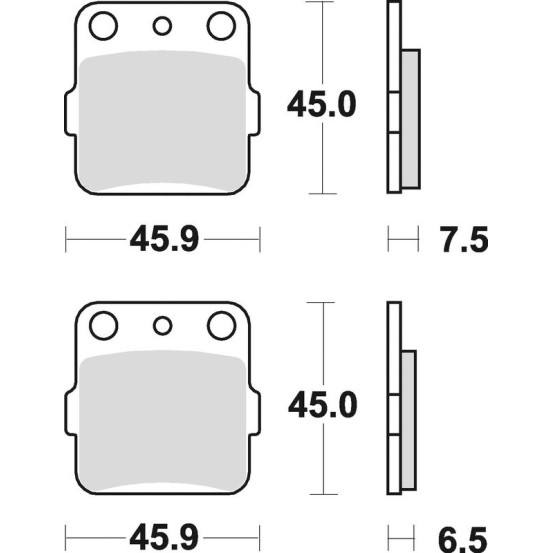 Plaquettes de frein BRAKING 686