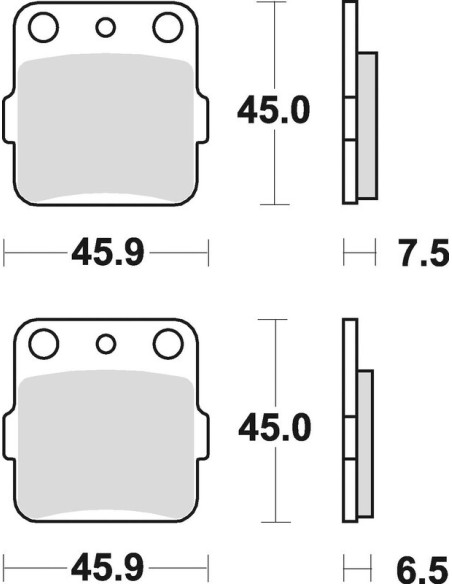 Plaquettes de frein BRAKING 686