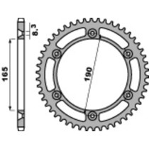 Couronne Acier PBR KTM 125/495/500/600 MX