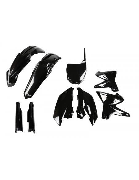 Kit plastiques complet - Noir - UFO Yamaha 125 250 YZ 2005-2007