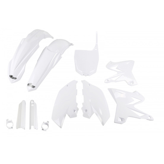Kit plastiques complet - Blanc - UFO Yamaha 125 250 YZ 2002-2004