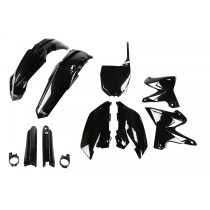 Kit plastiques complet - Noir - UFO Yamaha 125 250 YZ 2002-2004