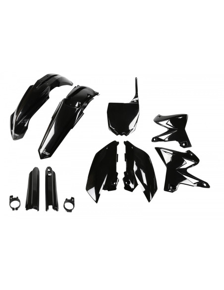 Kit plastiques complet - Noir - UFO Yamaha 125 250 YZ 2002-2004