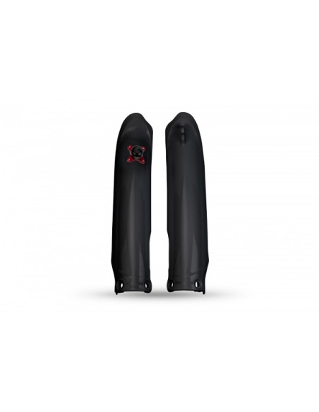 Protections de fourche + Kit départ - Noir - UFO Yamaha 450 YZ-F 2023-2026 / 250 YZF 2024-2026