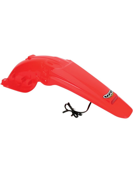 Garde boue arrière Enduro - Rouge - UFO 250 CRF X 2004-2012 avec feu à leds