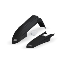 Kit Gardes boues Avant + Arrière - Noir - UFO KTM EXC EXC-F 2024