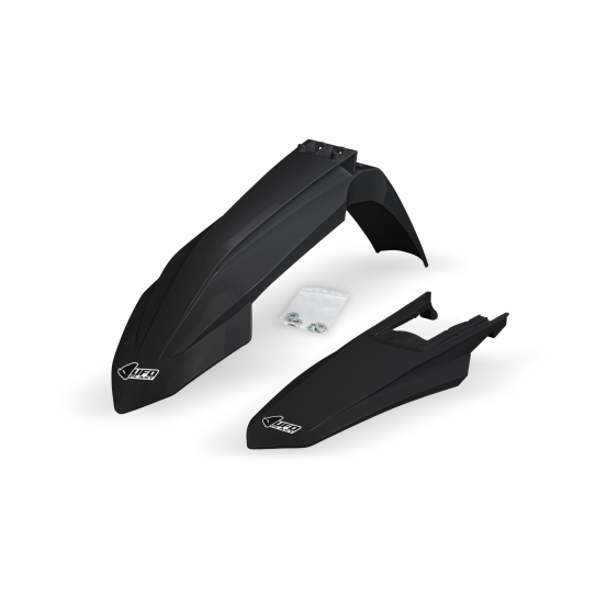 Kit Gardes boues Avant + Arrière - Noir - UFO KTM EXC EXC-F 2024