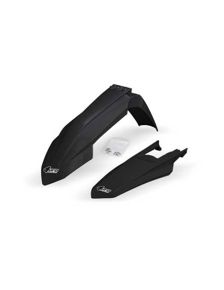 Kit Gardes boues Avant + Arrière - Noir - UFO KTM EXC EXC-F 2024