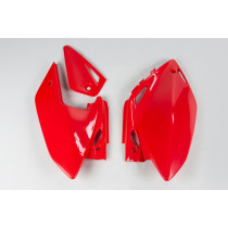 Plaques latérales - Rouge - UFO Honda 450 CRF X 2005-2016