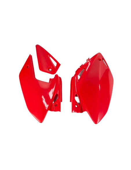Plaques latérales - Rouge - UFO Honda 450 CRF X 2005-2016
