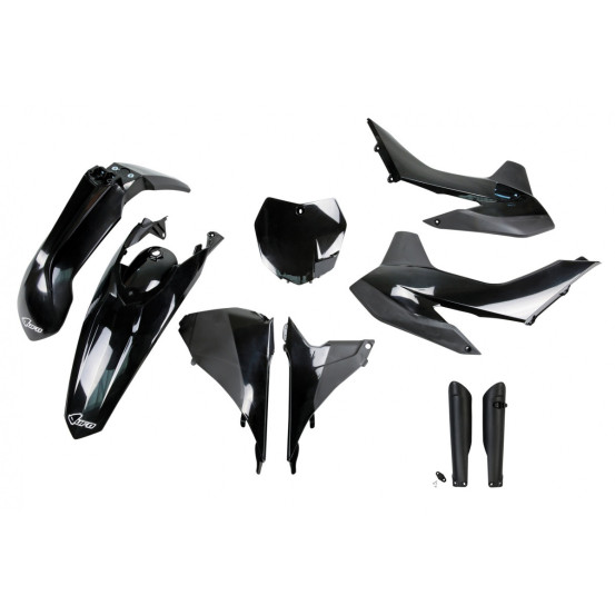 Kit plastiques complet - Noir - UFO KTM SX SX-F 2015