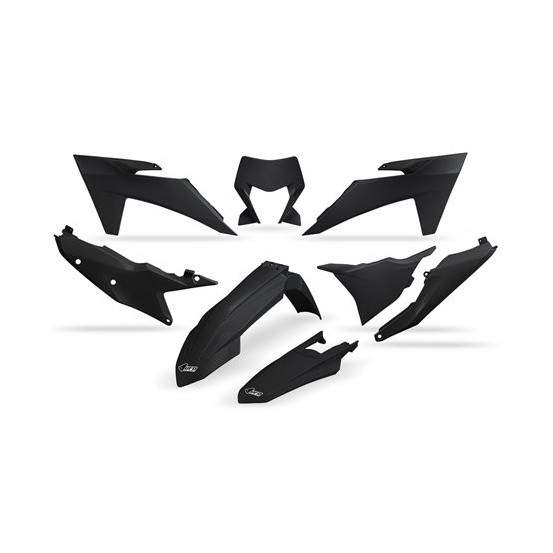 Kit plastiques - Noir - UFO KTM EXC EXC-F 2024