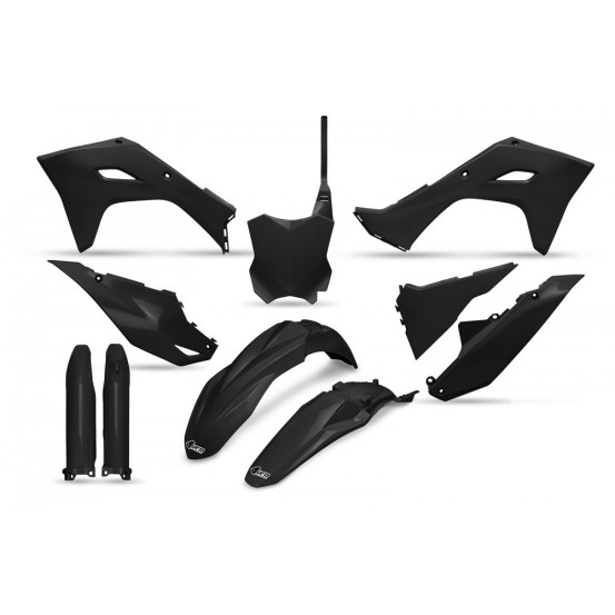 Kit plastiques complet - Noir - UFO Kawasaki 450 KX-F 2024-2026