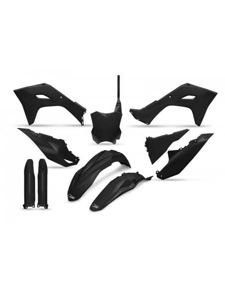 Kit plastiques complet - Noir - UFO Kawasaki 450 KX-F 2024-2026