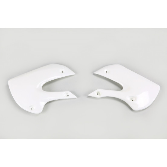 Ouies de radiateur - Blanc - UFO Kawasaki 65 KX 2001-2013 / 110 KLX 2001-2009