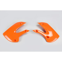 Ouies de radiateur - Orange - UFO Kawasaki 65 KX 2001-2012 / 110 KLX 2001-2009