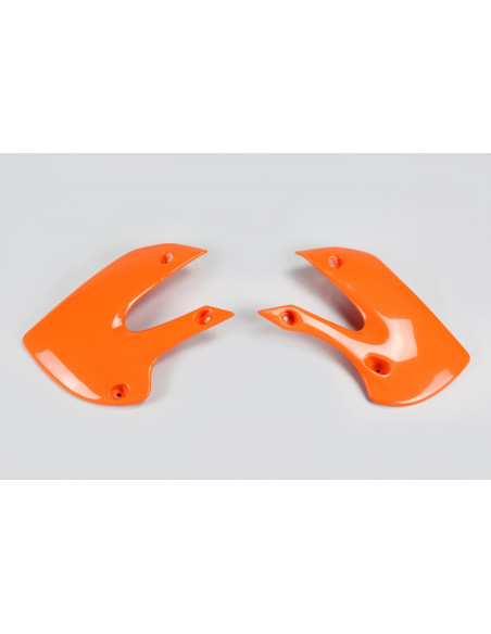 Ouies de radiateur - Orange - UFO Kawasaki 65 KX 2001-2012 / 110 KLX 2001-2009