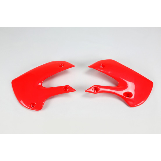 Ouies de radiateur - Rouge - UFO Kawasaki 65 KX 2001-2013 / 110 KLX 2001-2009