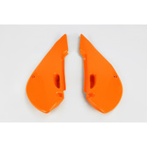 Plaques latérales - Orange - UFO Kawasaki 65 KX 2001-2013 / 110 KLX 2001-2009