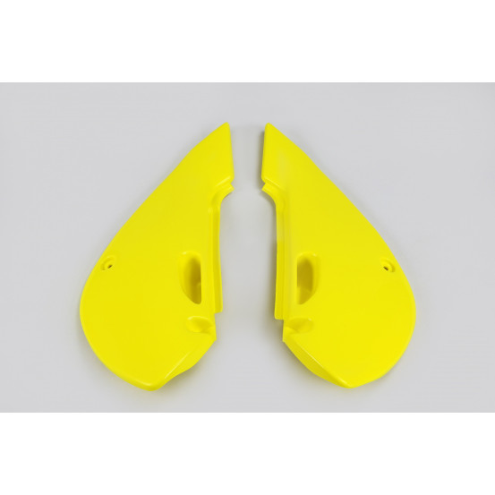 Plaques latérales - Jaune - UFO Kawasaki 65 KX 2001-2013 / 110 KLX 2001-2009
