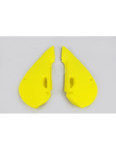 Plaques latérales - Jaune - UFO Kawasaki 65 KX 2001-2013 / 110 KLX 2001-2009