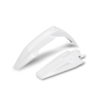 Kit Gardes boues Avant + Arrière - Blanc - UFO Husqvarna TE FE 2024