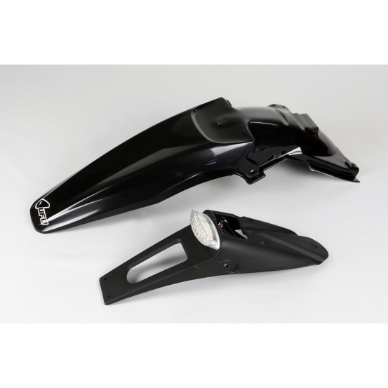 Garde boue arrière - Noir - UFO Kawasaki 450 KLXR 2008-2012