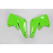 Ouies de radiateur - Vert - UFO Kawasaki 250 KXF 2004-2005