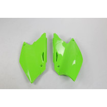 Plaques latérales - Vert - UFO Kawasaki 250 KXF 2004-2005