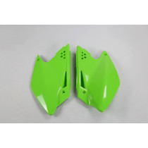 Plaques latérales - Vert - UFO Kawasaki 250 KXF 2006-2008