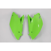 Plaques latérales - Vert - UFO Kawasaki 250 KXF 2009-2012
