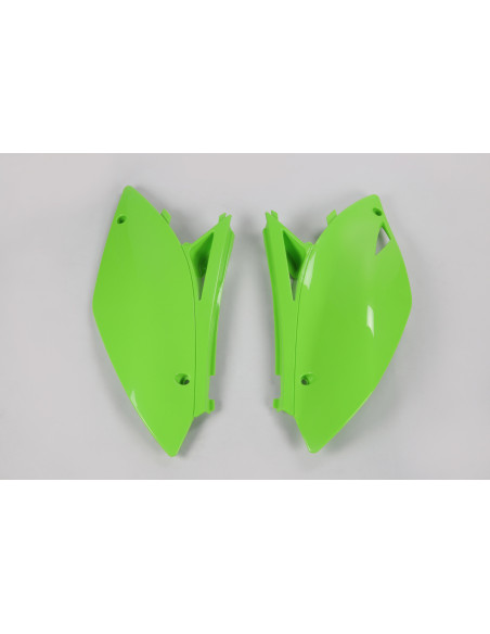 Plaques latérales - Vert - UFO Kawasaki 250 KXF 2009-2012