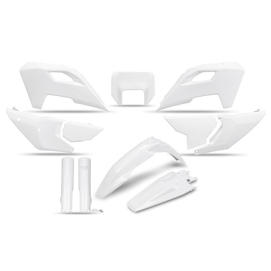 Kit plastiques complet - Blanc - UFO Husqvarna TE FE 2024