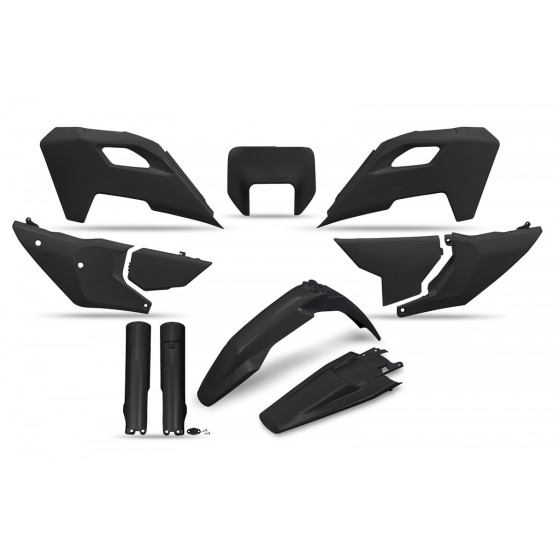 Kit plastiques complet - Noir - UFO Husqvarna TE FE 2024