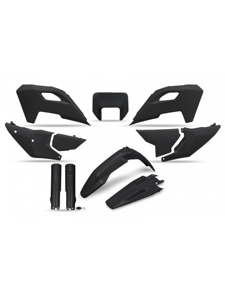 Kit plastiques complet - Noir - UFO Husqvarna TE FE 2024