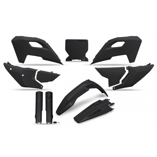 Kit plastiques complet - Noir - UFO Husqvarna TC FC 2023-2024