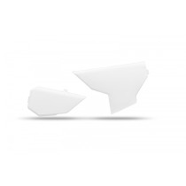 Caches boite à air - Blanc 2020 - UFO Husqvarna TC FC 2023-2024