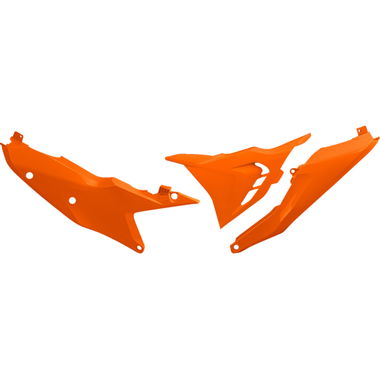 Plaques latérales ventilées - Orange - UFO KTM SX SX-F 2023-2026