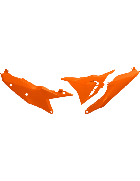Plaques latérales ventilées - Orange - UFO KTM SX SX-F 2023-2026